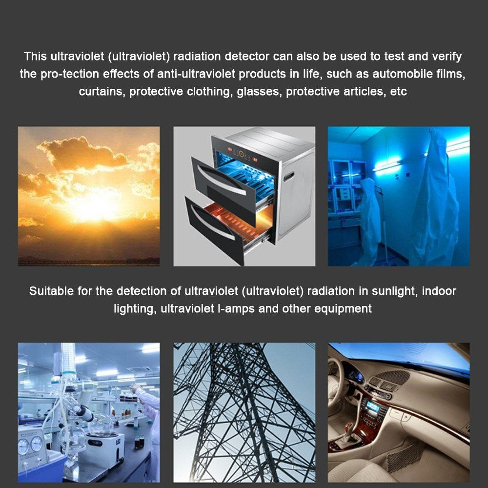 Portable LCD Digital Ultraviolet Radiation Detector Ultraviolet UV Tester