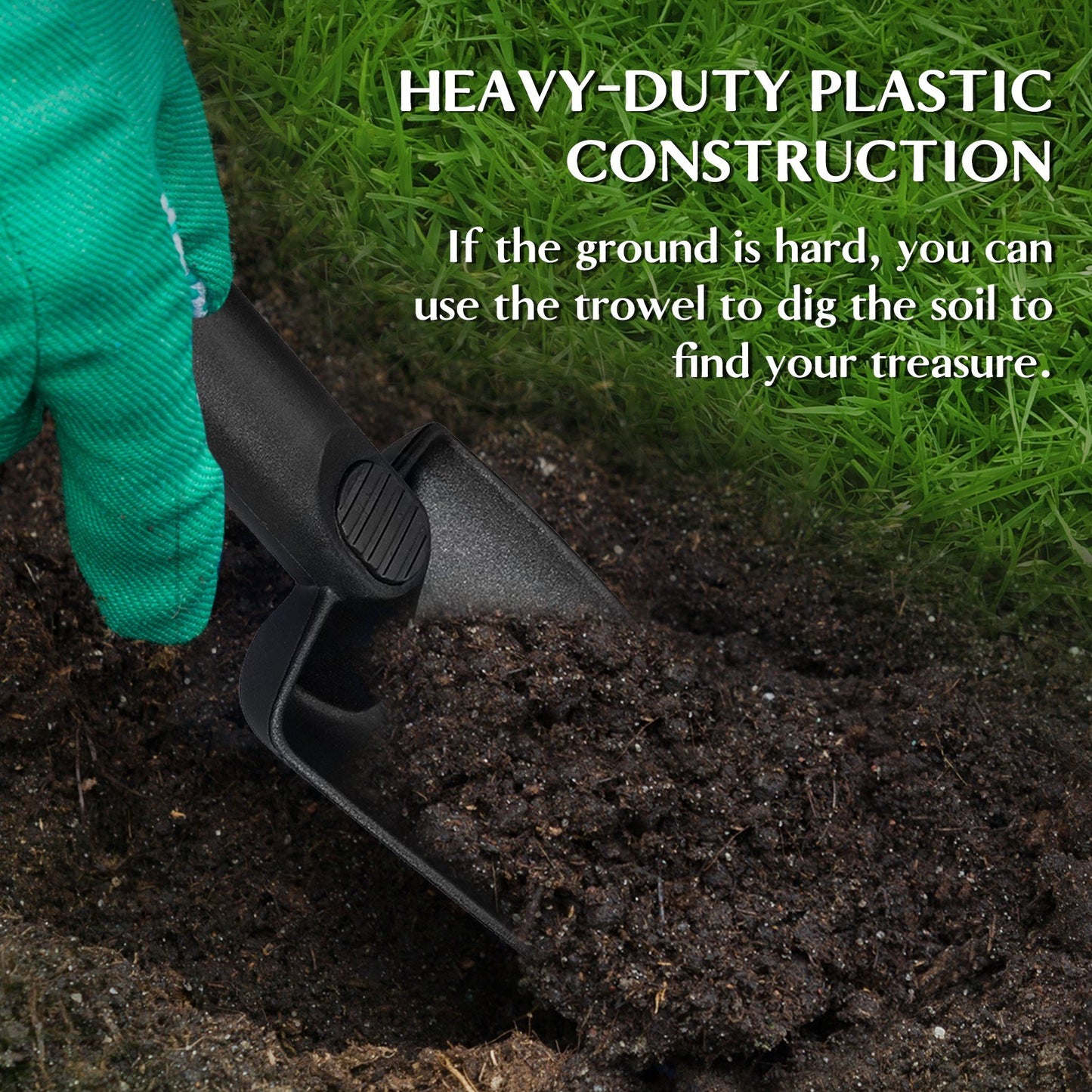 2Pcs/Set Sand Scoop Shovel Set Metal Finder Accessory Treasure Hunter Tool Accessory