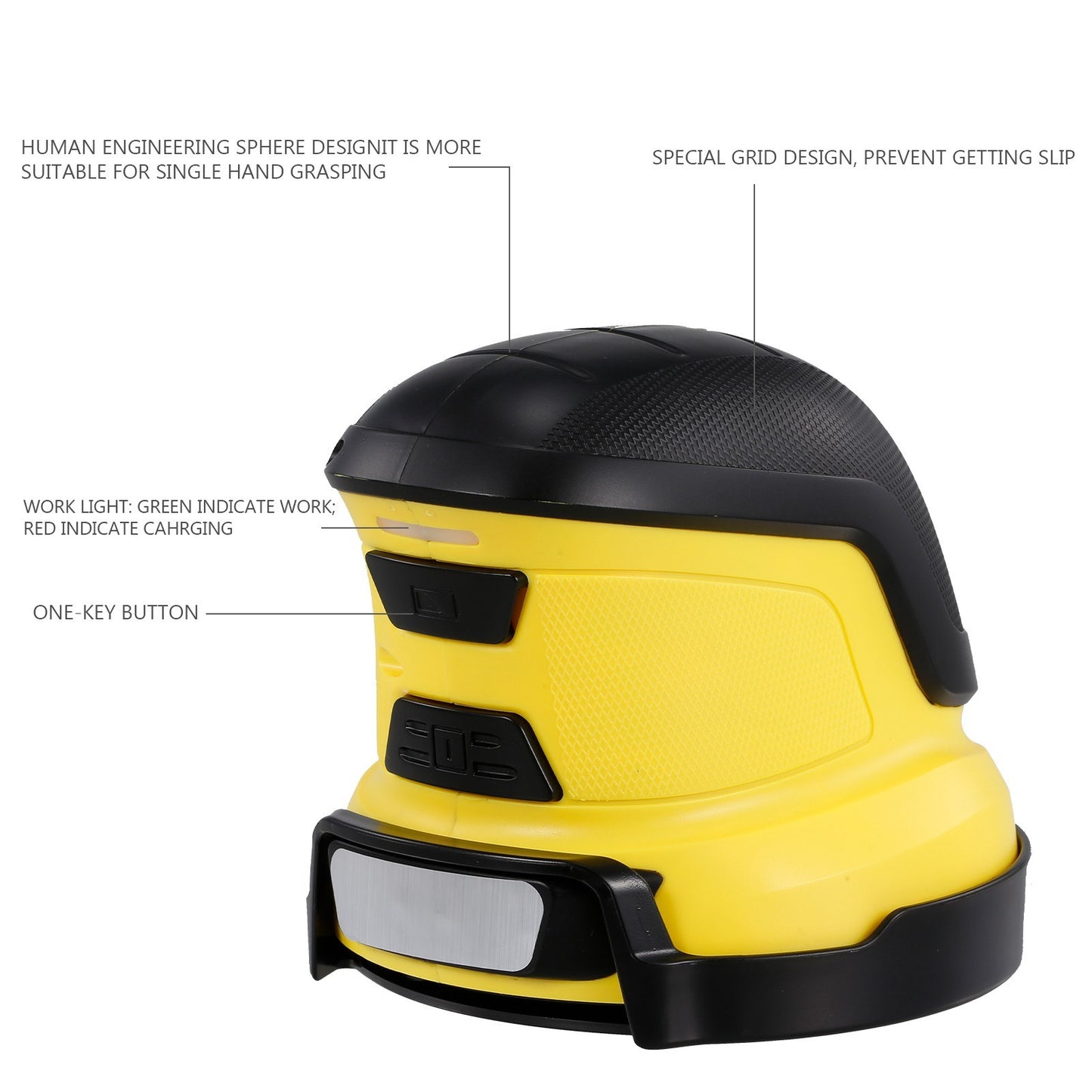 Portable Electric Ice Scraper Winter Car Windshield Non-slip Snow Remover 360-degree Rotating Rechargeable Frost Shovel Removal Deicer Tool for Car Auto SUV Truck Window