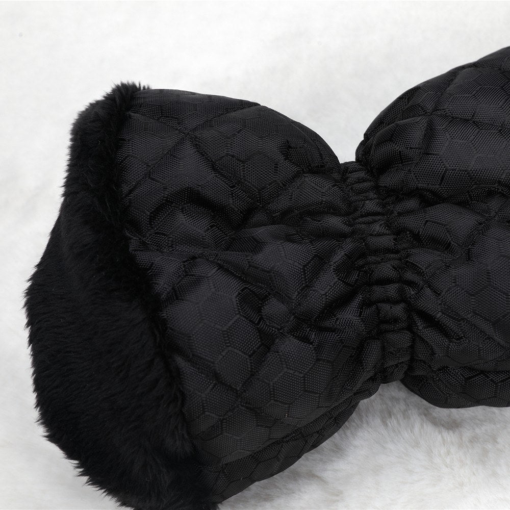 Uniqkart for Car Vehicle-mounted Aluminum Alloy Retractable Snow Shovel Multifunctional Snow Scraping Car Cleaning Tool - Black Deicing Scraper/Black Glove