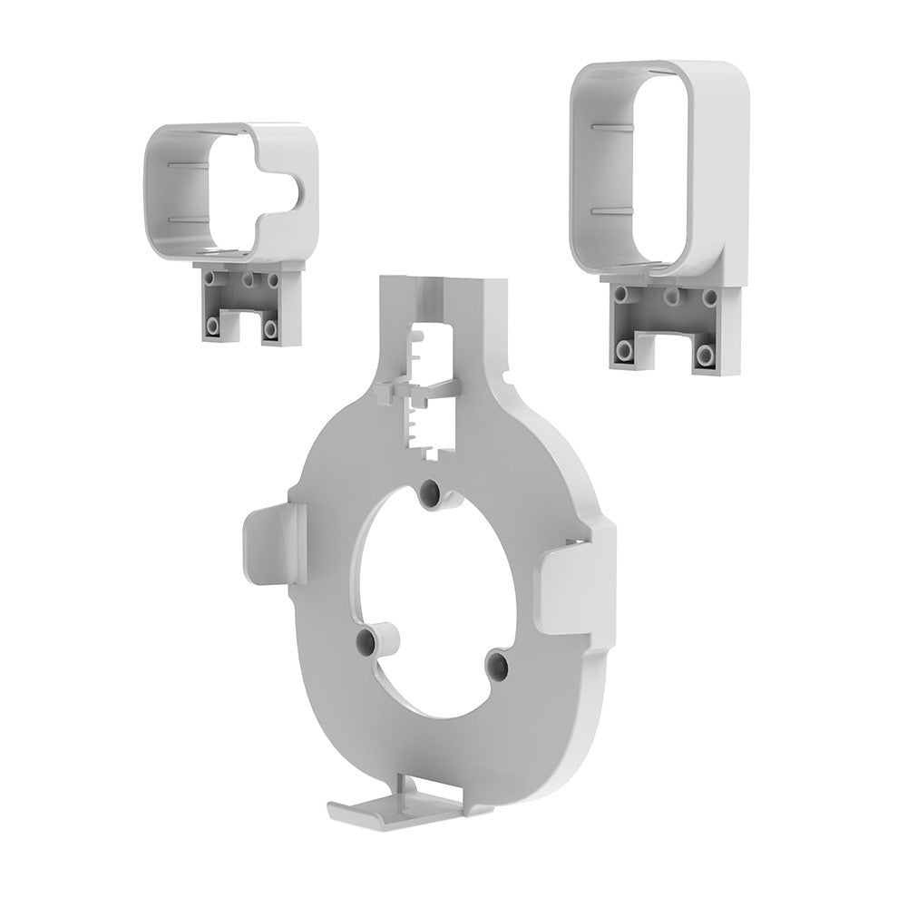 Wall-mounted Router Bracket Easy Installation Support Horizontal/Vertical Plugs for Eero pro 6 Router - White