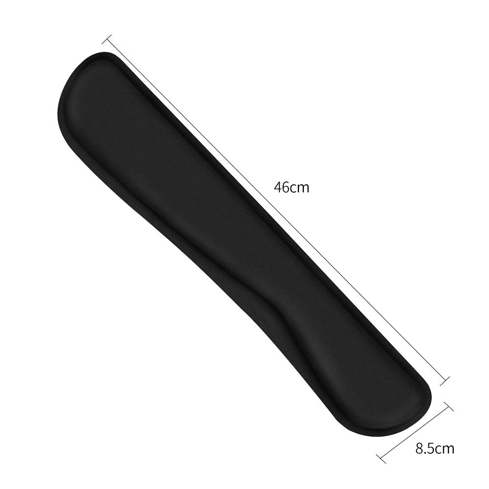Memory Foam Keyboard Wrist Rest Office Gaming Ergonomic Wrist Pad Cushion - Black