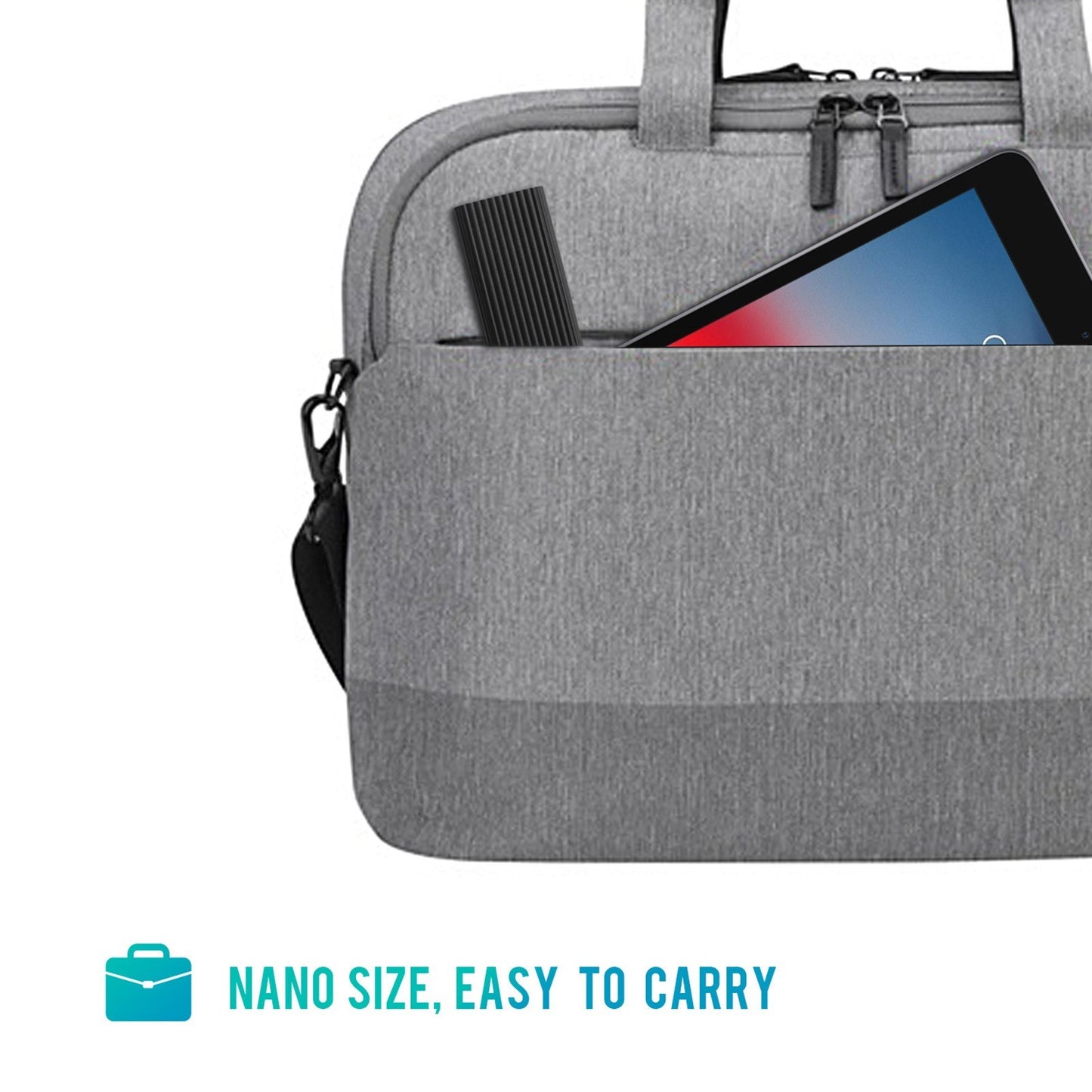 M.2 SATA NVME to USB 3.1 Hard Drive Enclosure Dual Protocol 10Gbps Transmission Portable Type-C External Enclosure Aluminum Alloy Shell with LED Light - Silver