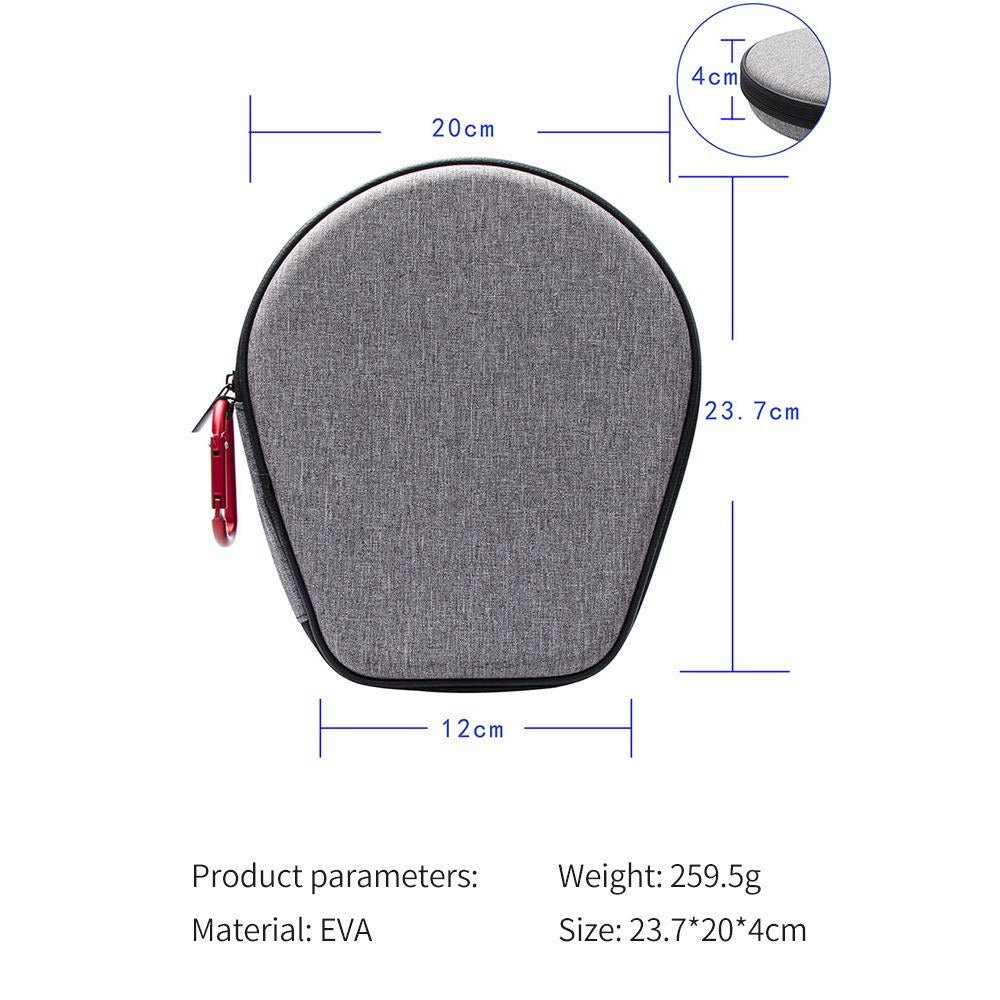 Shockproof Earphone Carrying Case Compatible with Sony WI-1000XM2 Wear-resistant EVA Waterproof Portable Storage Bag for Headset