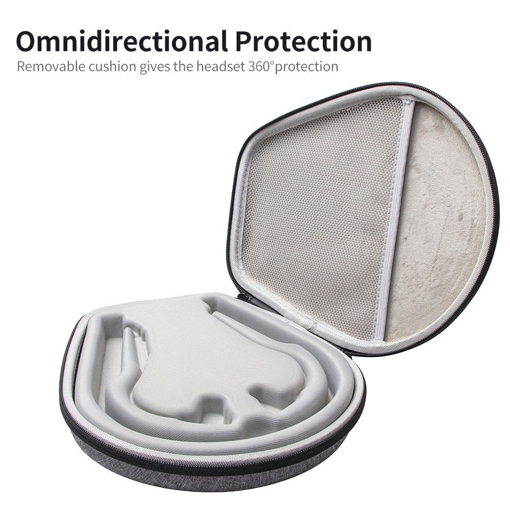 Shockproof Earphone Carrying Case Compatible with Sony WI-1000XM2 Wear-resistant EVA Waterproof Portable Storage Bag for Headset