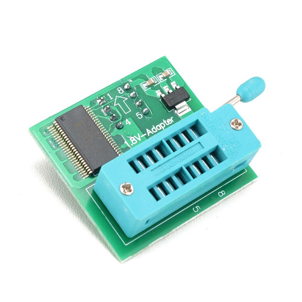 1 Set USB Programmer Kit with SOP8 Clip EEPROM Burner BIOS Flasher SPI Flash Programmer Kit with 1.8V Adapter and 150mil SOP8 Socket for 24/25 Series