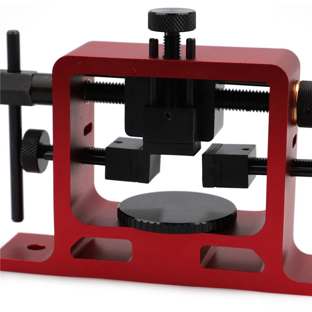 Aluminum Alloy Universal Rear Sight Pusher Sight Adjustment Tool with Wrench and Accessory - Red