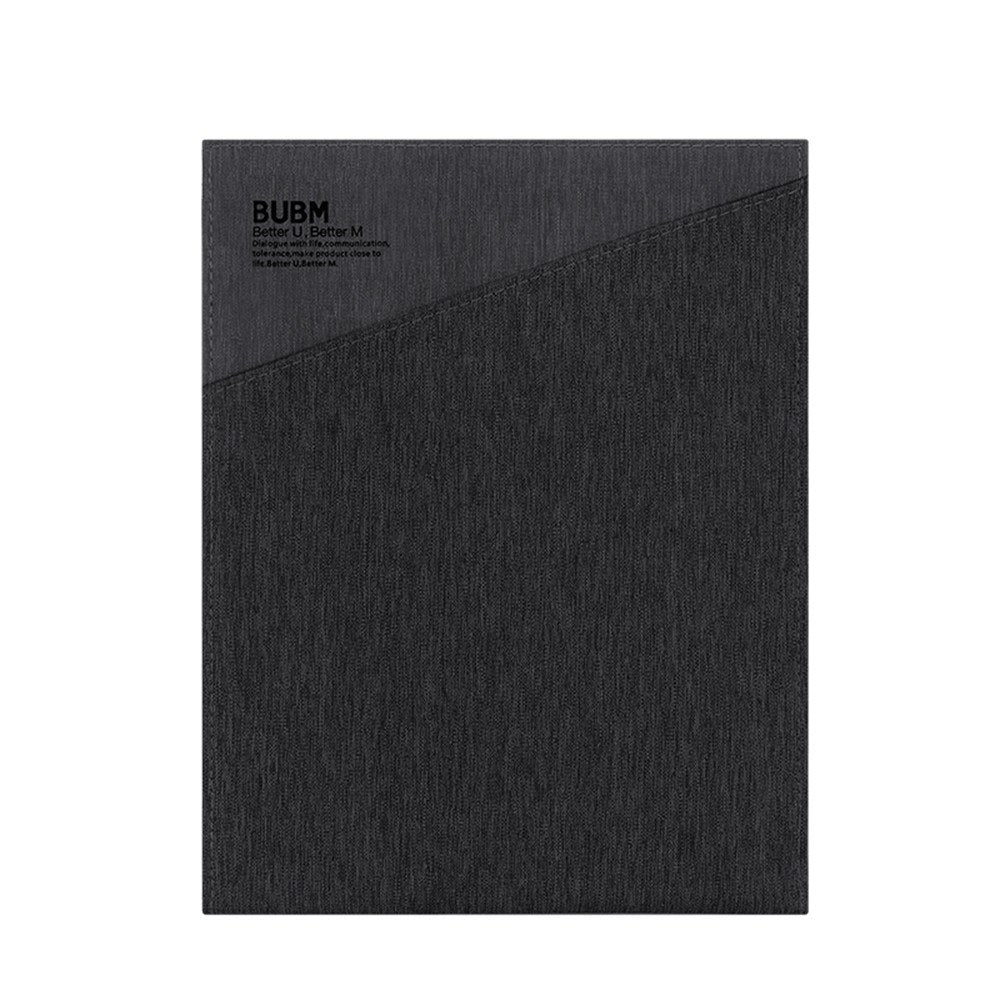 BUBM Storage Bag Compatible With IPAD Simple Fluff Protection Wear-resistant Water-proof High Quality Fabrics - Black/S