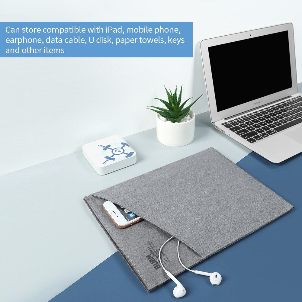BUBM Storage Bag Compatible With IPAD Simple Fluff Protection Wear-resistant Water-proof High Quality Fabrics - Black/S