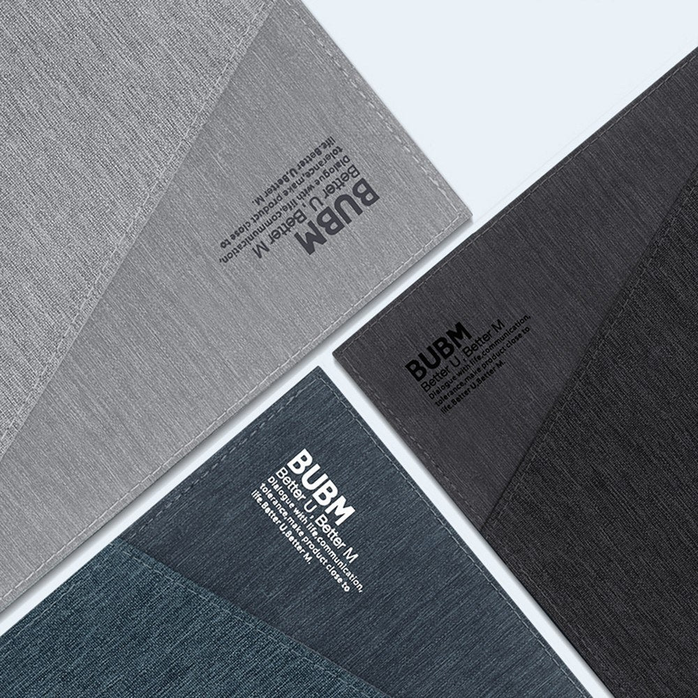 BUBM Storage Bag Compatible With IPAD Simple Fluff Protection Wear-resistant Water-proof High Quality Fabrics - Black/S