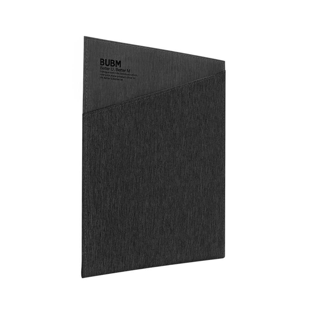 BUBM Storage Bag Compatible With IPAD Simple Fluff Protection Wear-resistant Water-proof High Quality Fabrics - Black/S