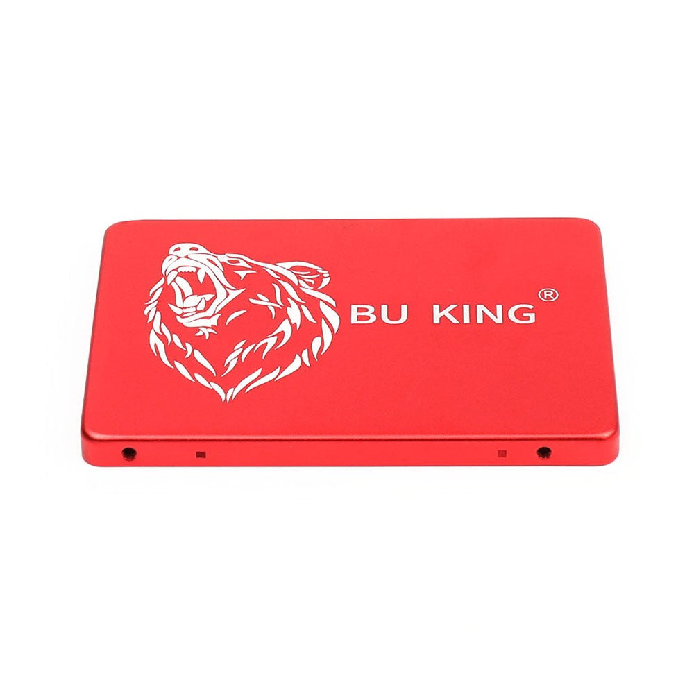 Uniqkart SSD 2.5inch Black Bear Compatibility Speed Transmission Rock-solid Reliability High-quality Memory Chips - Red/60GB