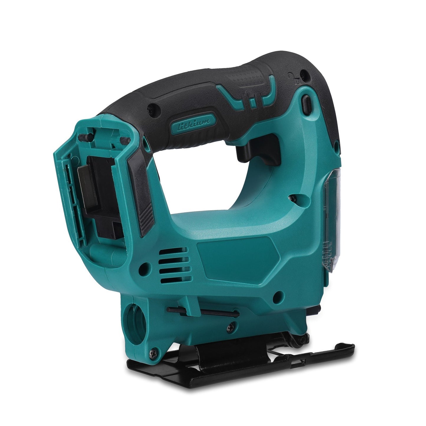 Cordless Jigsaw Adjustable Speed Multi-Function Portable Outdoor Electric Jigsaw Metal and Wood Jigsaw Woodworking Power Tool - Green