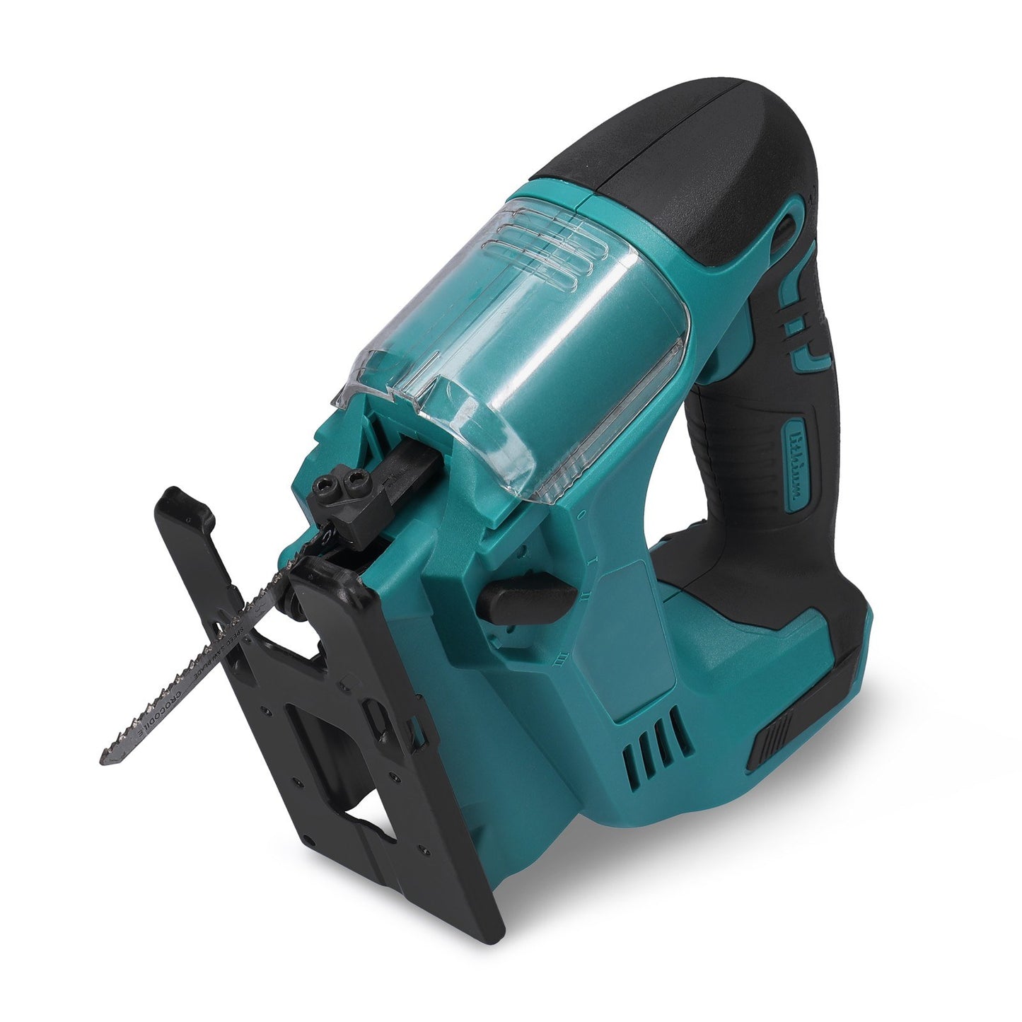 Cordless Jigsaw Adjustable Speed Multi-Function Portable Outdoor Electric Jigsaw Metal and Wood Jigsaw Woodworking Power Tool - Green