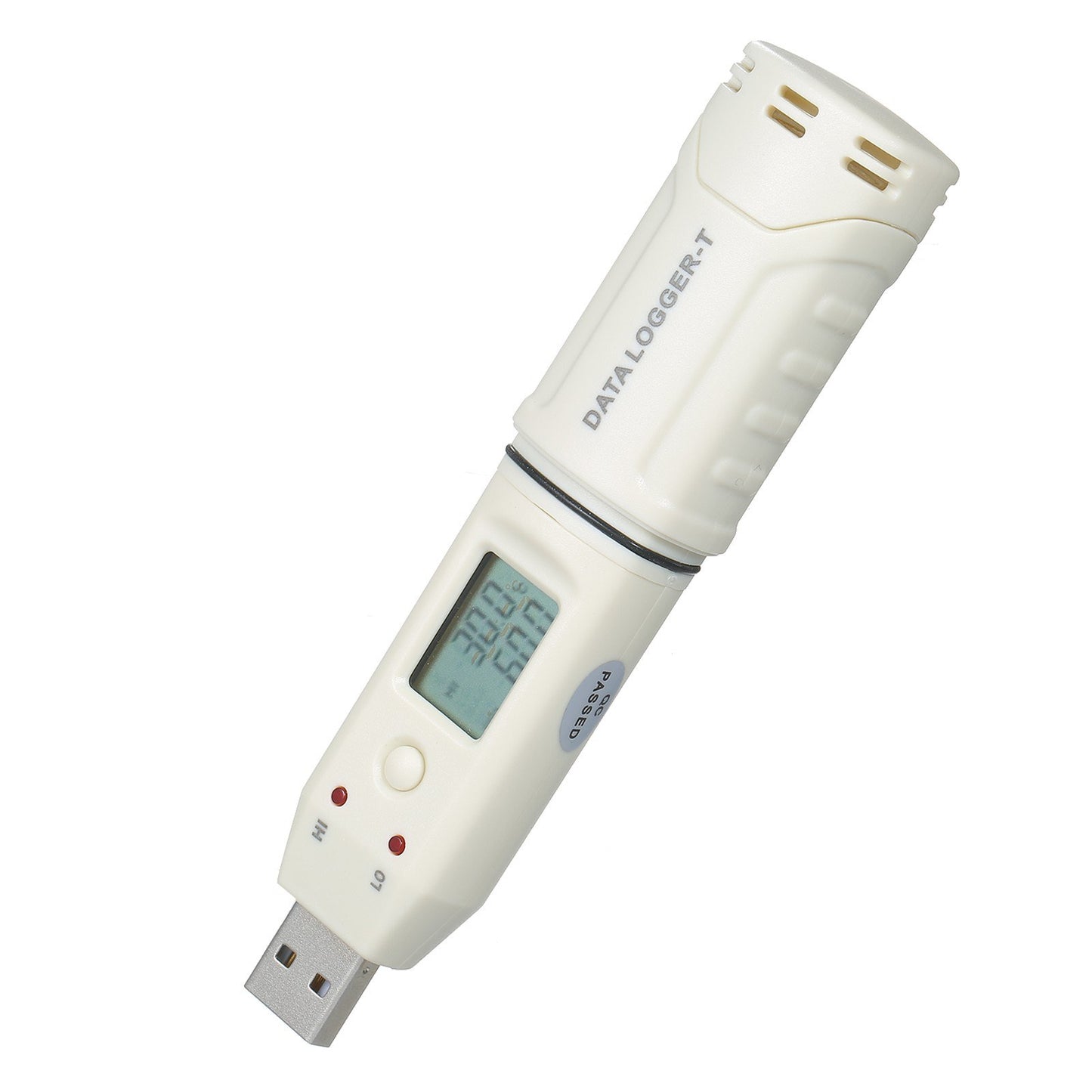 USB Temperature Data Logger Waterproof LCD Digital Temperature Data Recorder 61440 Memory Reusable Recorder Datalogger with PC Computer Software