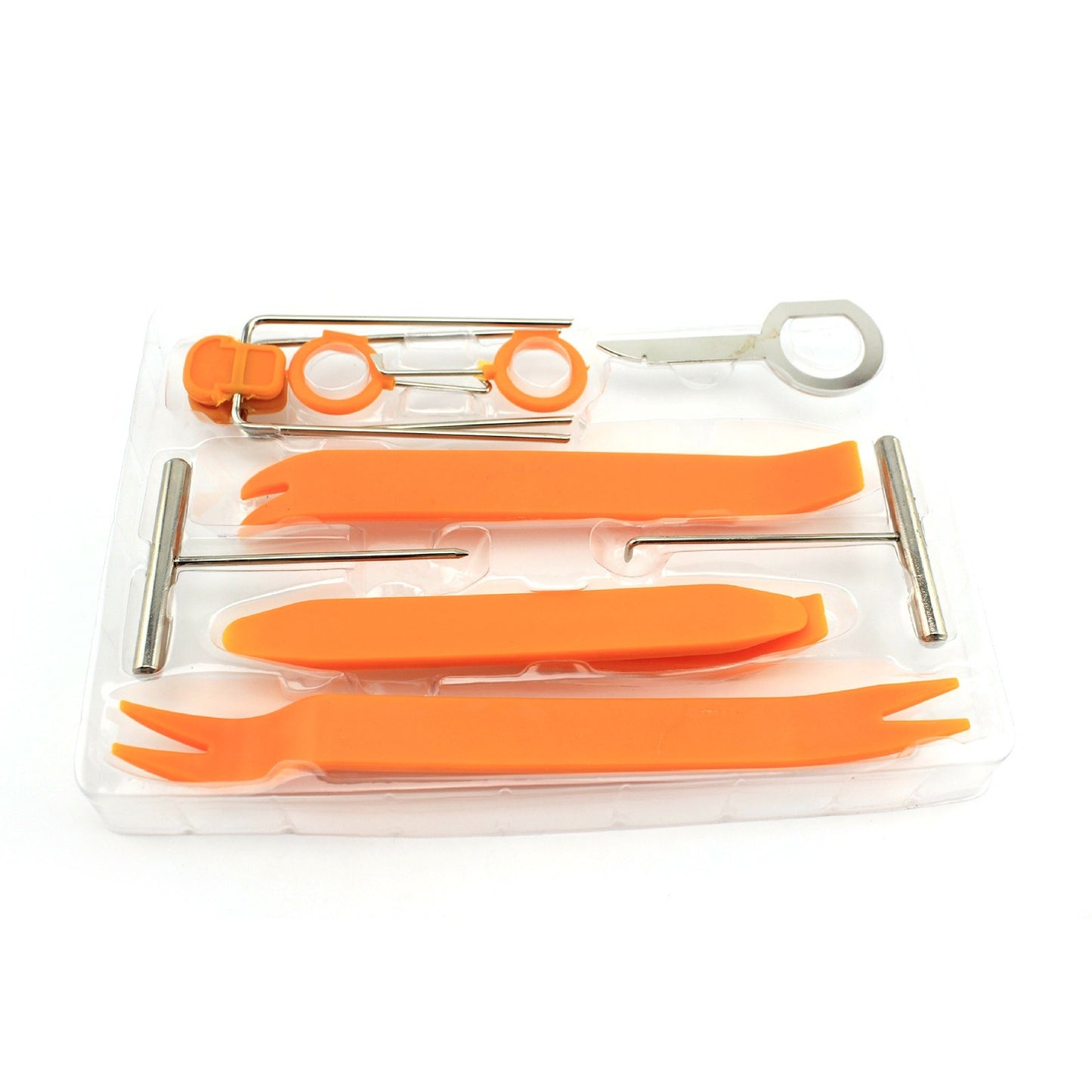 12pcs Car Audio Disassembly Tool Set Durable Hand Repair Tool Kit Pry Tools Kit for Automobile Parts Door Maintenance