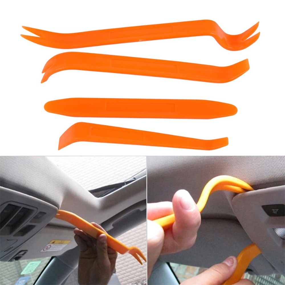 12pcs Car Audio Disassembly Tool Set Durable Hand Repair Tool Kit Pry Tools Kit for Automobile Parts Door Maintenance