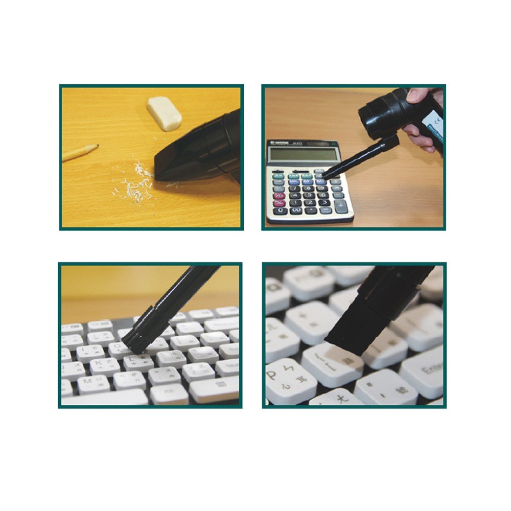 Professional 2-in-1 Portable Mini Vacuum Blowing Cleaner Computer Dust Blower Duster for Laptop Camera and Phone