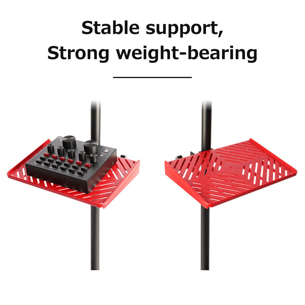 Sound Card Tray Universal Sound Card Holder Clamp-On Rack for Stand Multifunctional Portable Clip Holder Live Broadcast Item Shelf