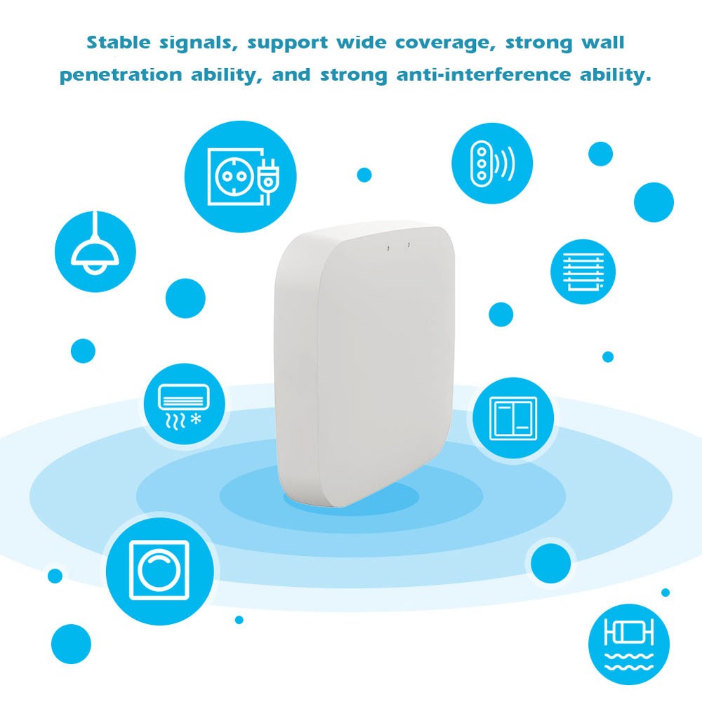 Tuya BT Intelligent Gateways Home Linkage Equipment Automation Scene System Smartphone Remote APP Control for Alexa Google Home Voice Control