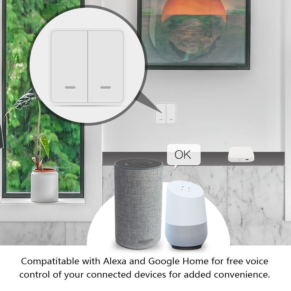 Tuya BT Intelligent Gateways Home Linkage Equipment Automation Scene System Smartphone Remote APP Control for Alexa Google Home Voice Control
