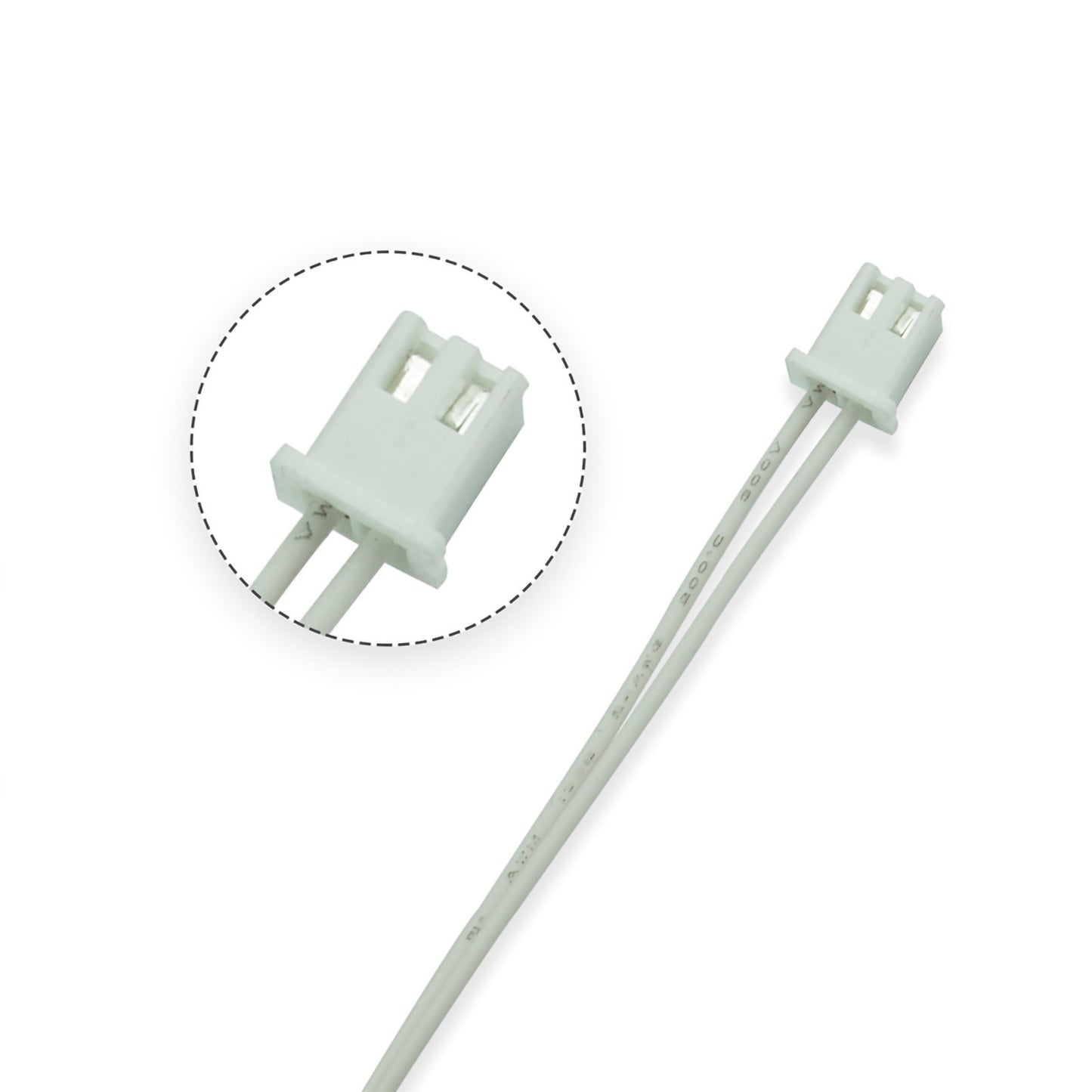 5PCS 3D Printer NTC 3950 Thermistors Temp Sensor NTC3950 100K ohm for Creality Ender 3 Anycubic Mega 3D Printer Heatbed Hot End Extruder - White/1 Meter