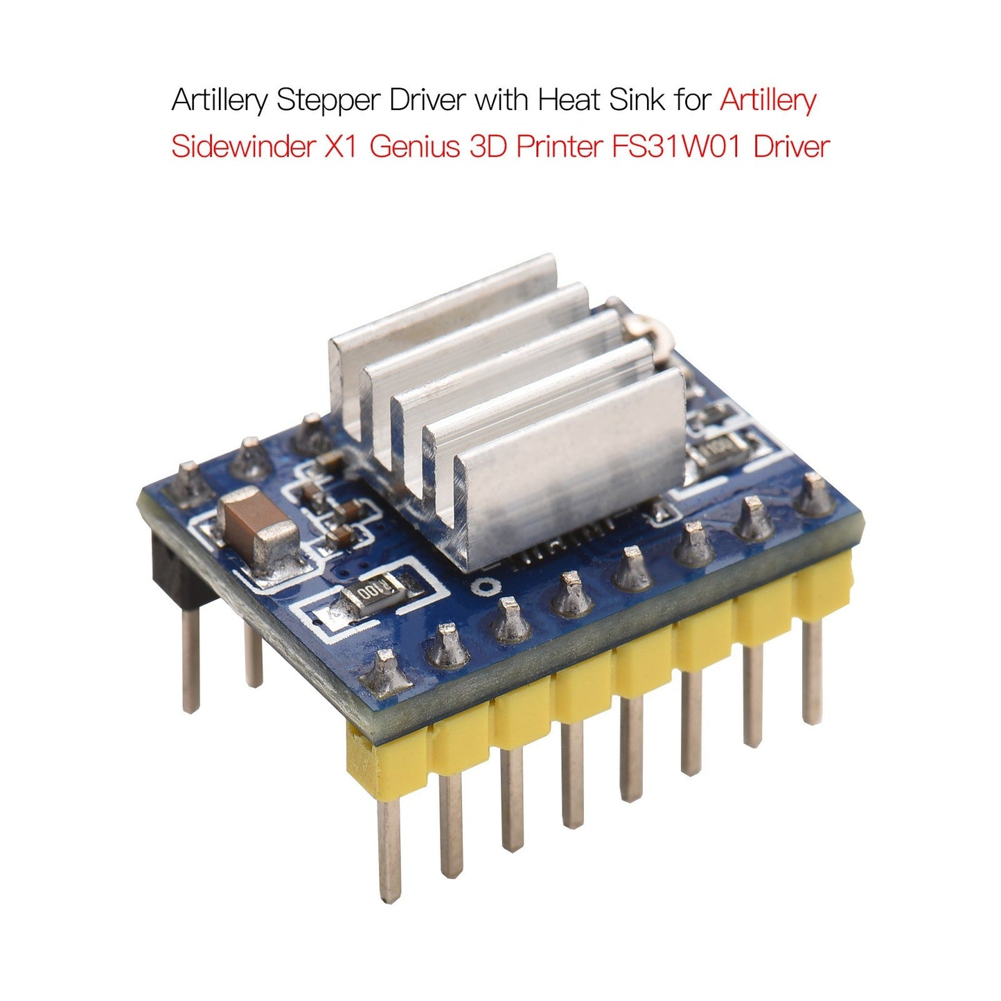 Stepper Driver with Heat Sink Heat Dissipation for Artillery Sidewinder X1 Genius 3D Printer FS31W01 Driver