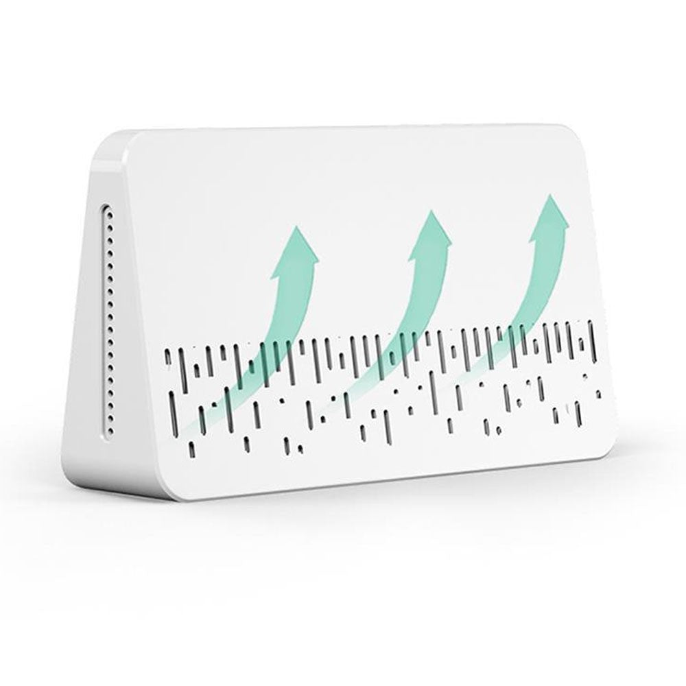 Multifunctional Household Air Quality Detector LED Display CO2 Tester with Carbon Dioxide TVOC HCHO Value Electricity Quantity Temperature Humidity Display Function