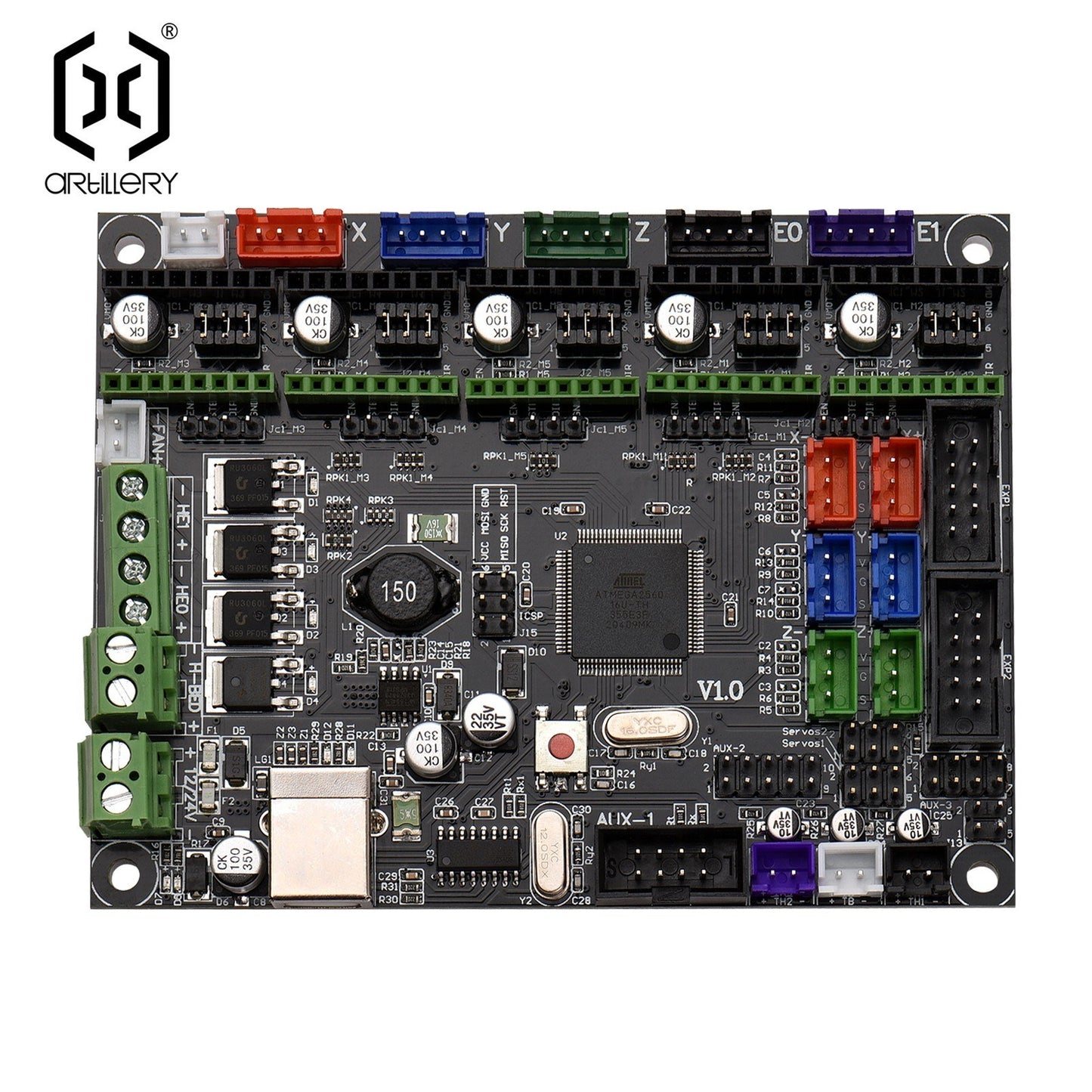Artillery Motherboard Gen-L V1.0 with Firmware without Driver Main Board for Artillery Sidewinder X1 3D Printer