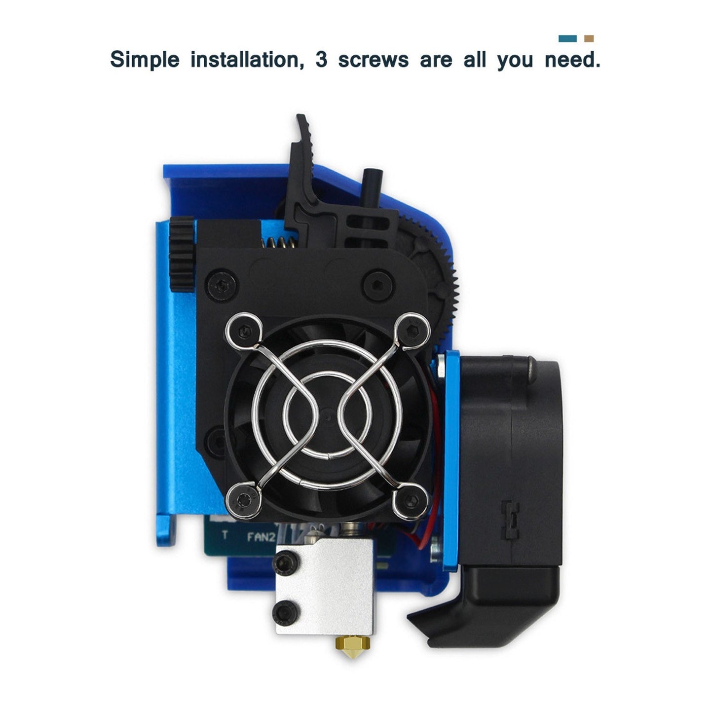 Artillery 1.75mm Single Nozzle Extruder Flexible Filament Maker Direct Drive Extruder for Genius 3D Printer - Style B