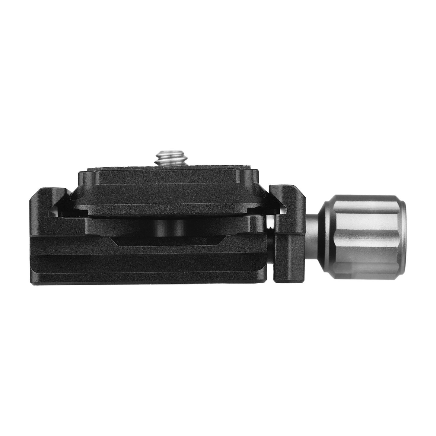 Camera Quick Release Plate Aluminum Alloy QR Clamp Adapter with 1/4 Inch and 3/8 Inch Screw Hole for Tripod Monopod