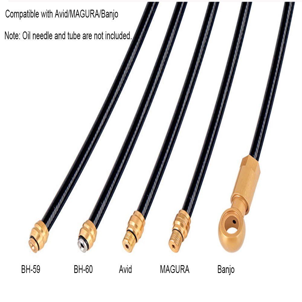 Bike Oil Needle Insert Tool Oil Tube Connector Oil Bleed Pipeline Connection Bicycle Repair Tool