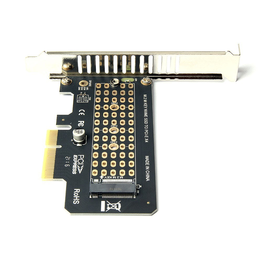 M.2 NVME Adapter Card PCI-E X4 to NVME Expansion Card SSD Adapter Card for NVME Protocol M-key B&M Key SSD