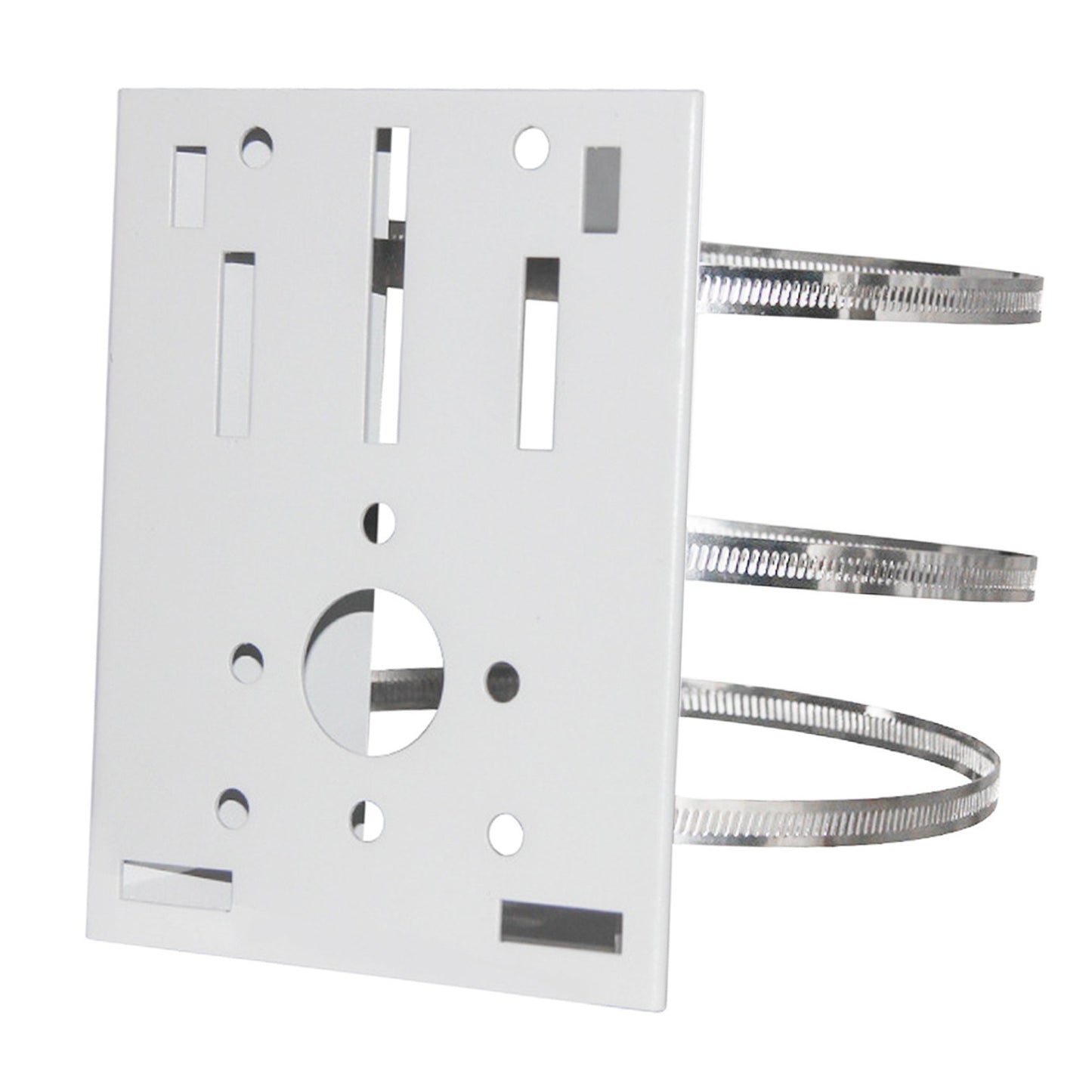 Pole Mounting Dome Camera Bracket Universal Wall Ceiling Mount for Security Cameras Ptz with 3pcs 200mm Loop Clasp