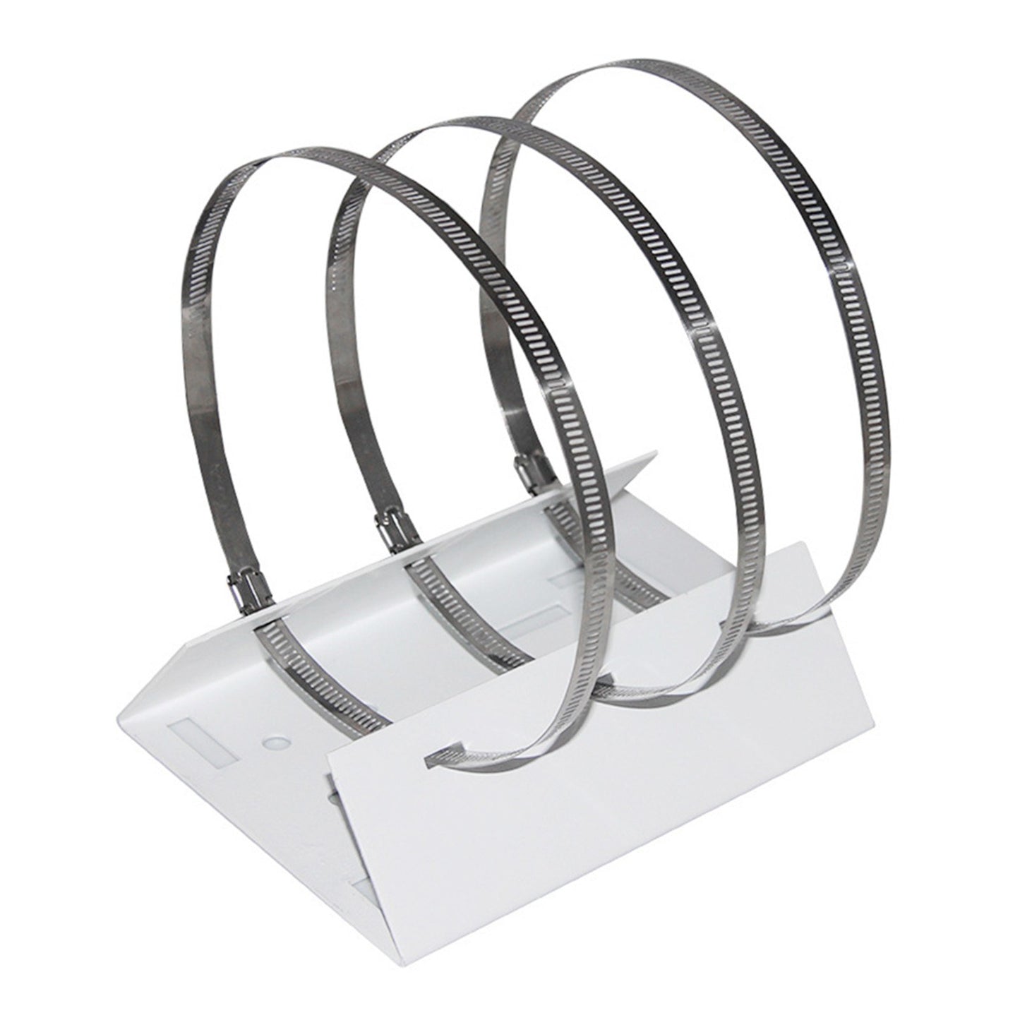 Pole Mounting Dome Camera Bracket Universal Wall Ceiling Mount for Security Cameras Ptz with 3pcs 200mm Loop Clasp