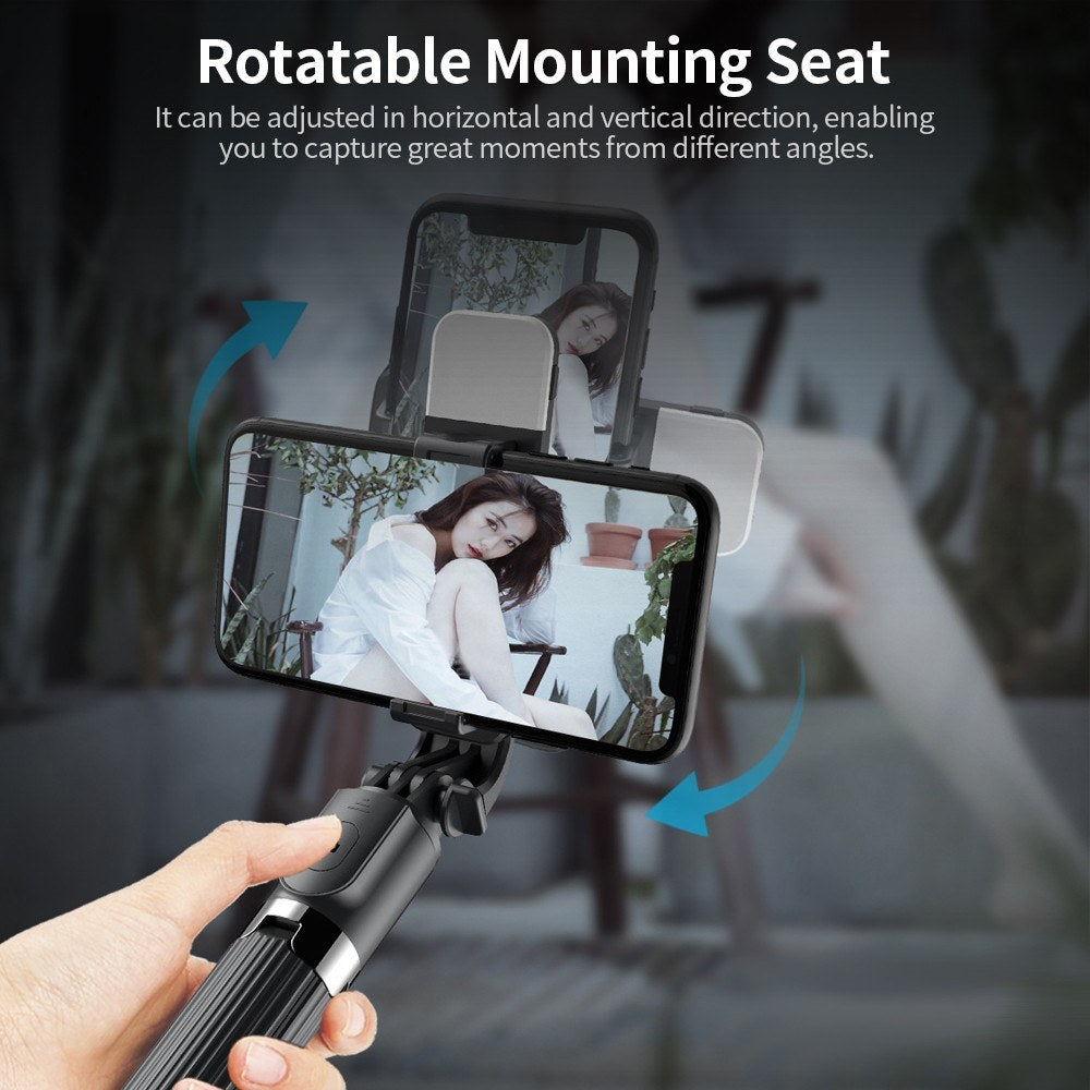 Selfie Stick 33-inch Aluminum Alloy Selfie Stick Phone Tripod with Remote Shutter for iPhone Android Phone, Portable, Lightweight