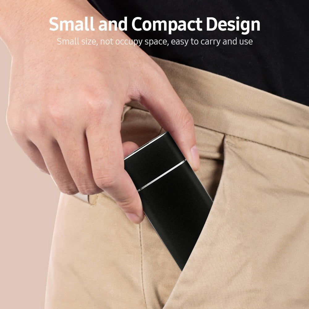 M.2 NGFF Aluminum USB3.0 to NGFF External Hard Disk Case SSD Tool-Free Enclosure Reader Support B-key SATA SSD - Black