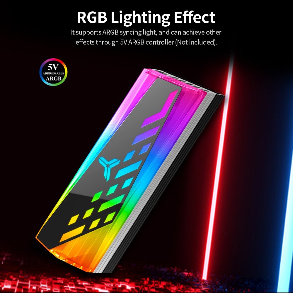 M.2 Heatsink Aluminum Alloy M.2 Heatsink SSD Cooler with Silicone Thermal Pad