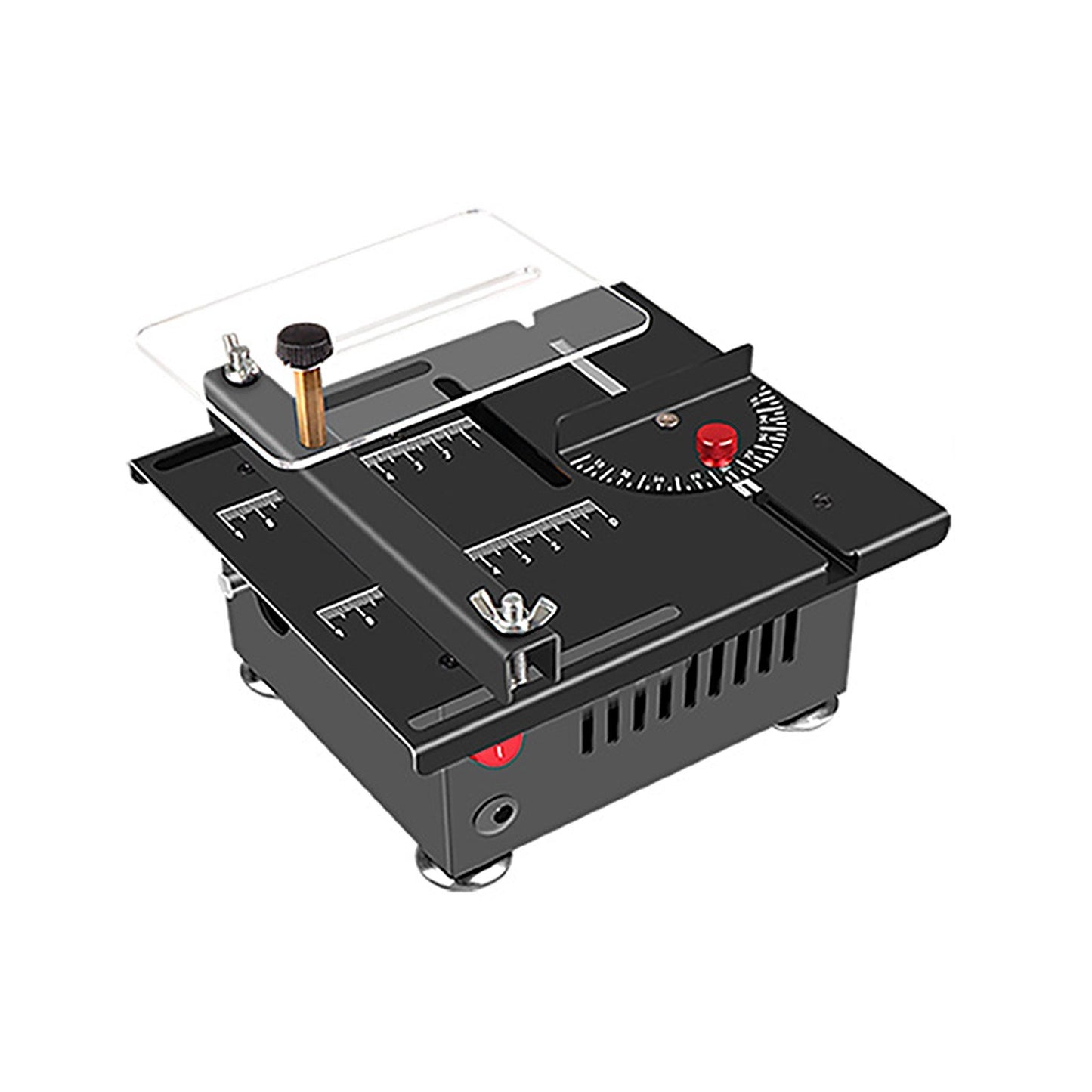 Table Saw Cutting Set 100W Mini Table Saw with 16mm Cutting Depth and Blade Flexible Shaft - EU Plug/Type 2/Non-liftable Blade