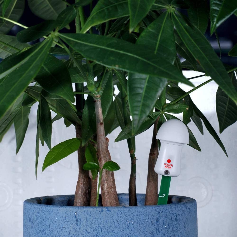 Soil Moisture Meter Plant Water Monitor Hygrometer Moisture Sensor with Light Flashing Prompt for Garden Farm Lawn Plants Indoor Outdoor