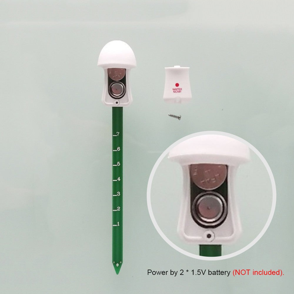 Soil Moisture Meter Plant Water Monitor Hygrometer Moisture Sensor with Light Flashing Prompt for Garden Farm Lawn Plants Indoor Outdoor