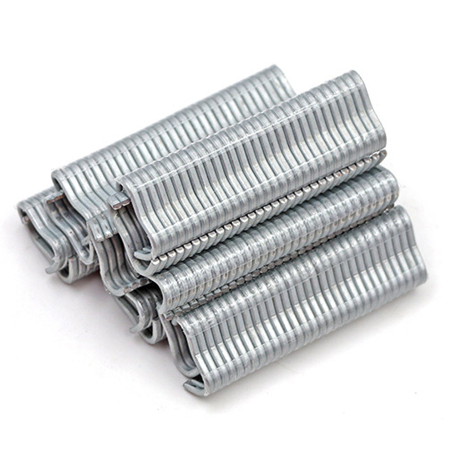 600PCS Stainless Steel Hog Rings M-shaped Ring Nail Perfect for Furniture Upholstery Animal Pet Cages - Hog Rings