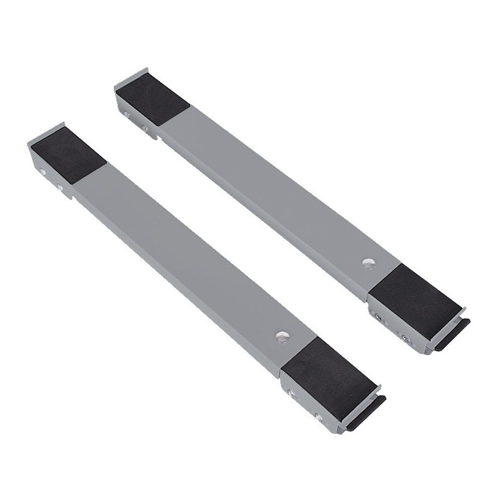 1 Pair Drum Washing Machine Refrigerator Base Furniture Dolly Mobile Roller Extendable Roller Mover for Appliance Dryer Fridge - Grey