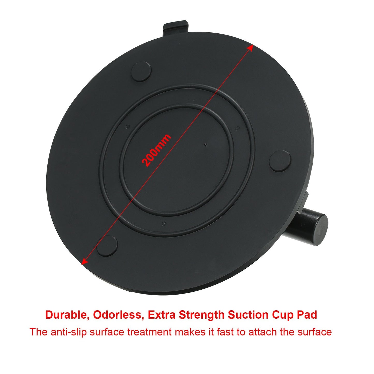 Suction Cup Vacuum Lifter 8inch 75kg Load Dent Puller with Handles for Glass Window Tiles Mirror