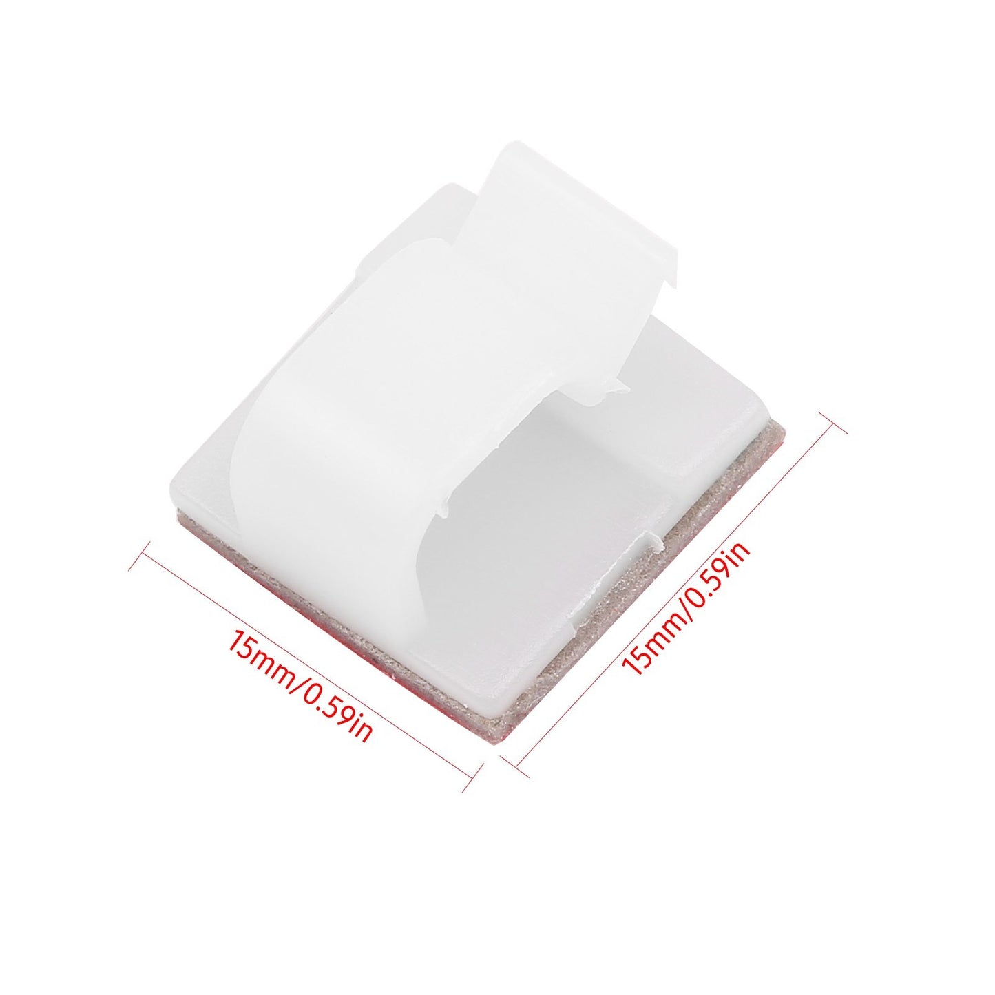 100 Pcs Cable Clips Cord Organizer Cable Management, Self Adhesive Wire Holder System Multipurpose Wire Clips