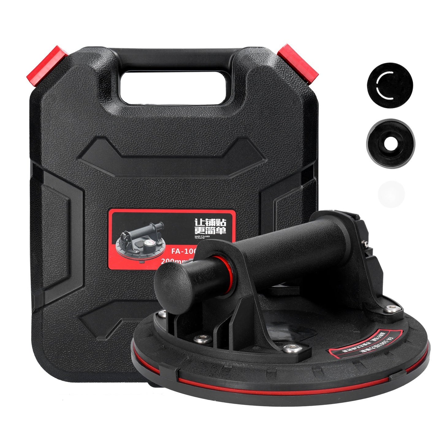 Heavy Duty Vacuum Suction Cup 100kg Bearing Capacity Glass Lifting Tool for Glass Floor Tiles