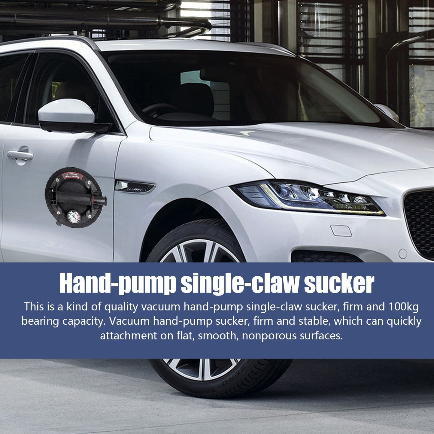 Heavy Duty Vacuum Suction Cup 100kg Bearing Capacity Glass Lifting Tool for Glass Floor Tiles