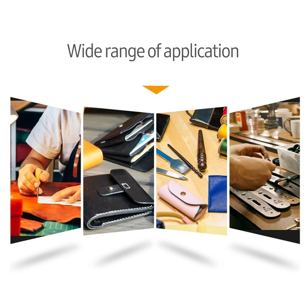 Leather Strap Cutter DIY Leathercraft Hand Cutting Tool Leather Strip Belt Cutter with Aluminium Handle