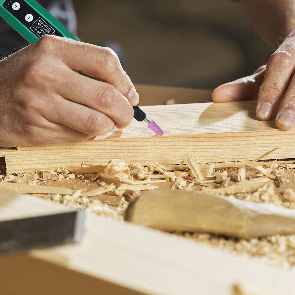 3.7V Cordless Rotary Tool 5 Variable Speed Li-Ion Power USB Charging Accessories Kit for Carving Engraving Sanding Polishing and Cutting - Green