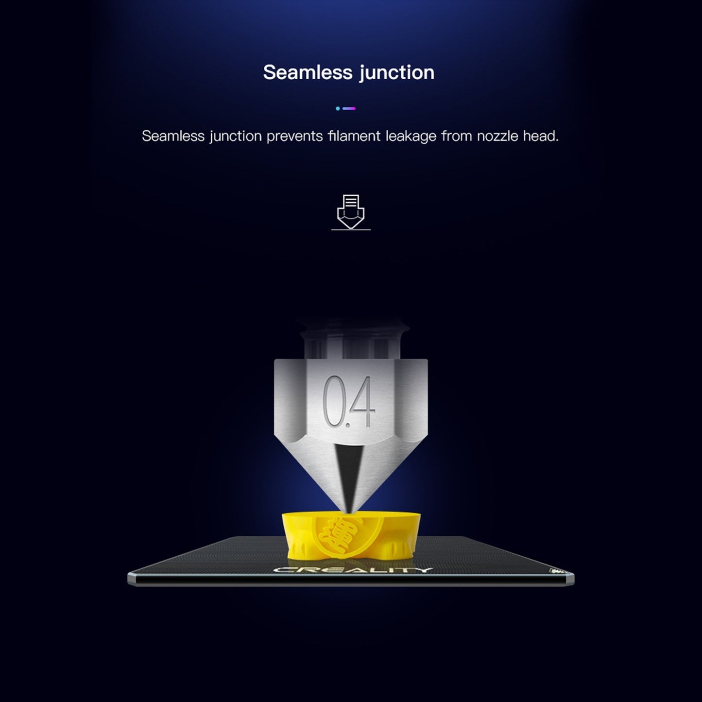 Creality 8Pcs 3D Printing Nozzle Kit 0.25mm 0.4mm 0.6mm 3D Printer Extruder Nozzle Print Head with Storage Box for CR-10/Ender-3/Ender-5 Series